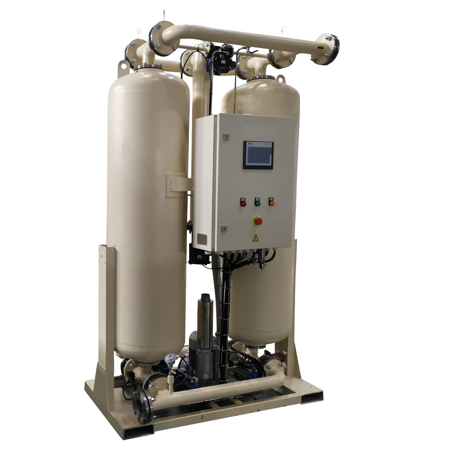 The blower purge adsorption dryer